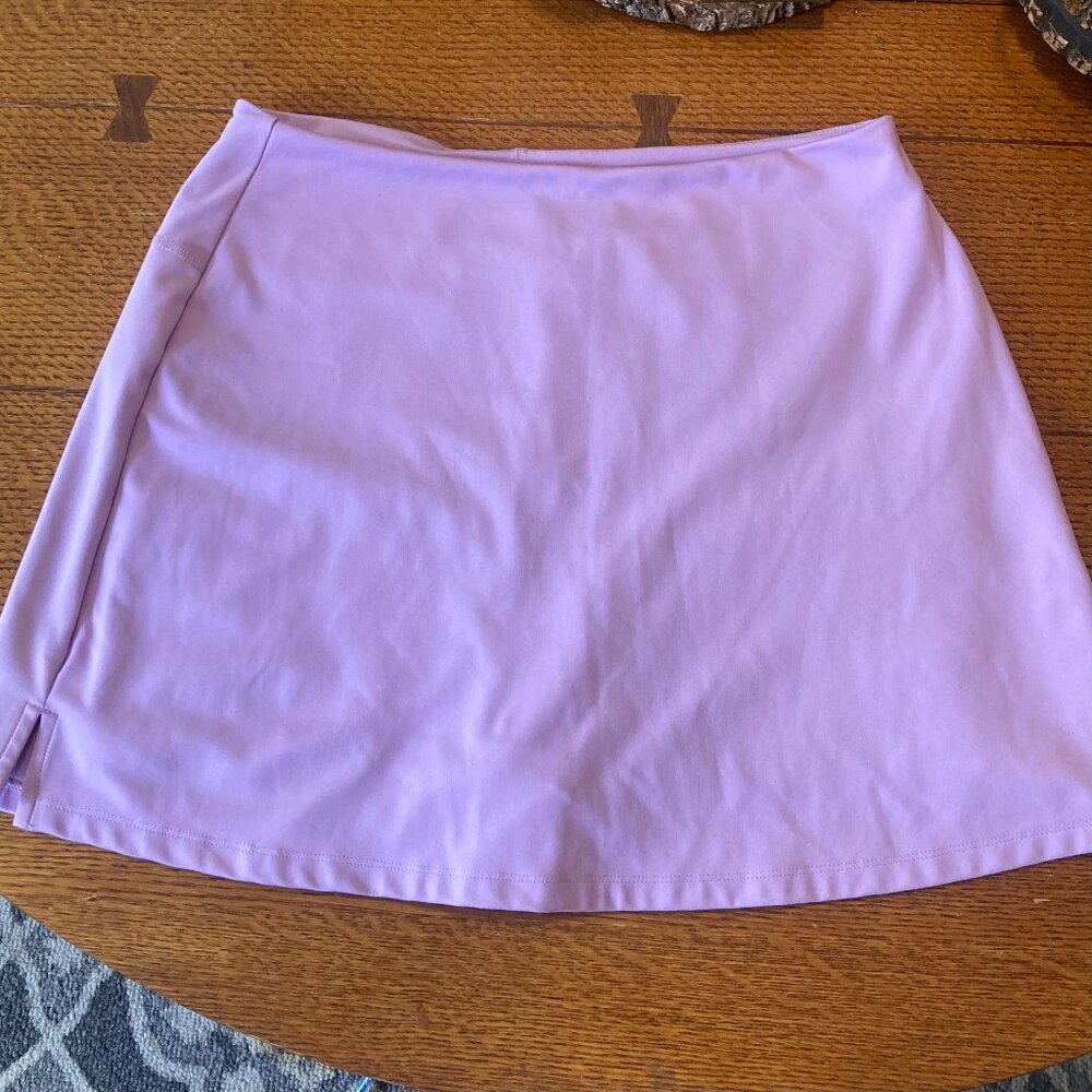 Girlfriend Collective Skort in Lilac - XL